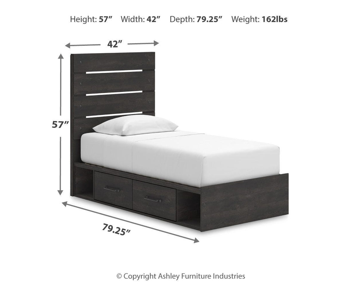 Hollivern Twin Side Storage Bed, Dresser, Mirror and Chest Signature Design by Ashley® Bedroom