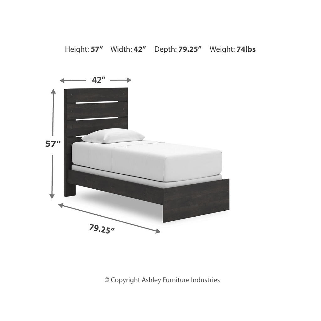 Hollivern Twin Panel Bed Signature Design by Ashley® Beds