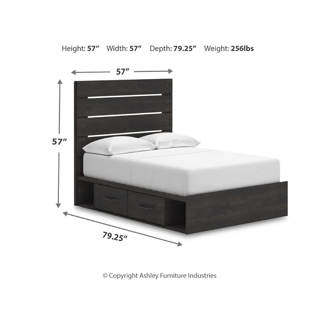 Hollivern Full Panel Bed with Storage Signature Design by Ashley® Beds