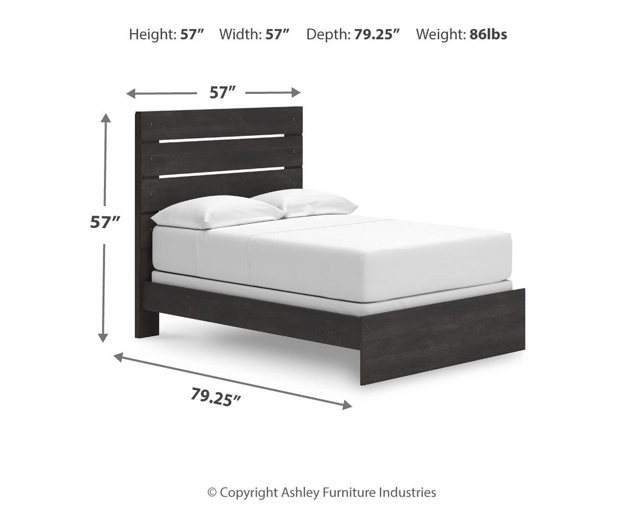 Hollivern Full Panel Bed, Dresser and Mirror Signature Design by Ashley® Bedroom