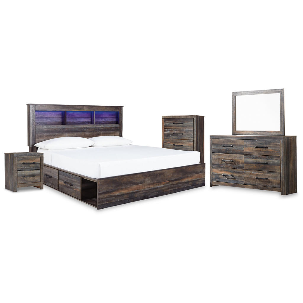 Drystan King Storage Bed, Dresser, Mirror, Chest and Nightstand Signature Design by Ashley® Uncategorized