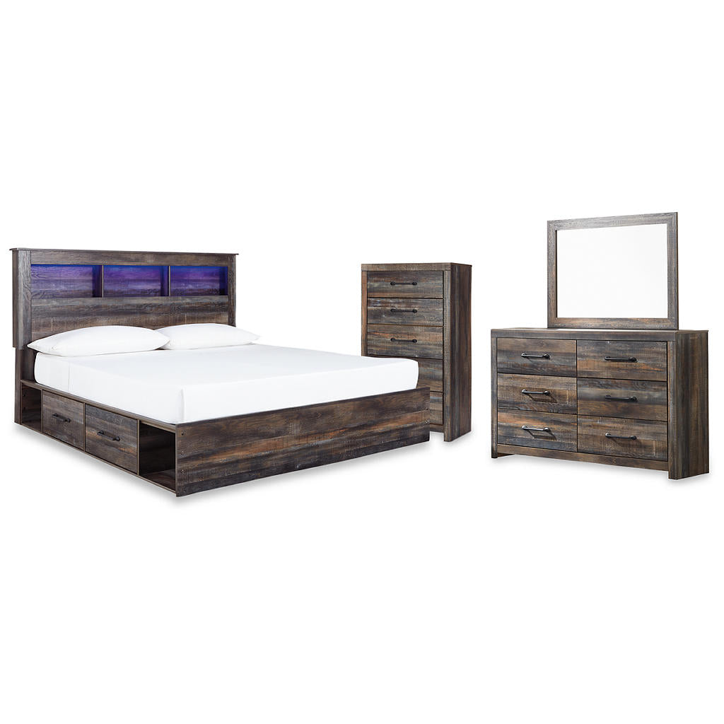 Drystan King Storage Bed, Dresser, Mirror and Chest Signature Design by Ashley® Uncategorized