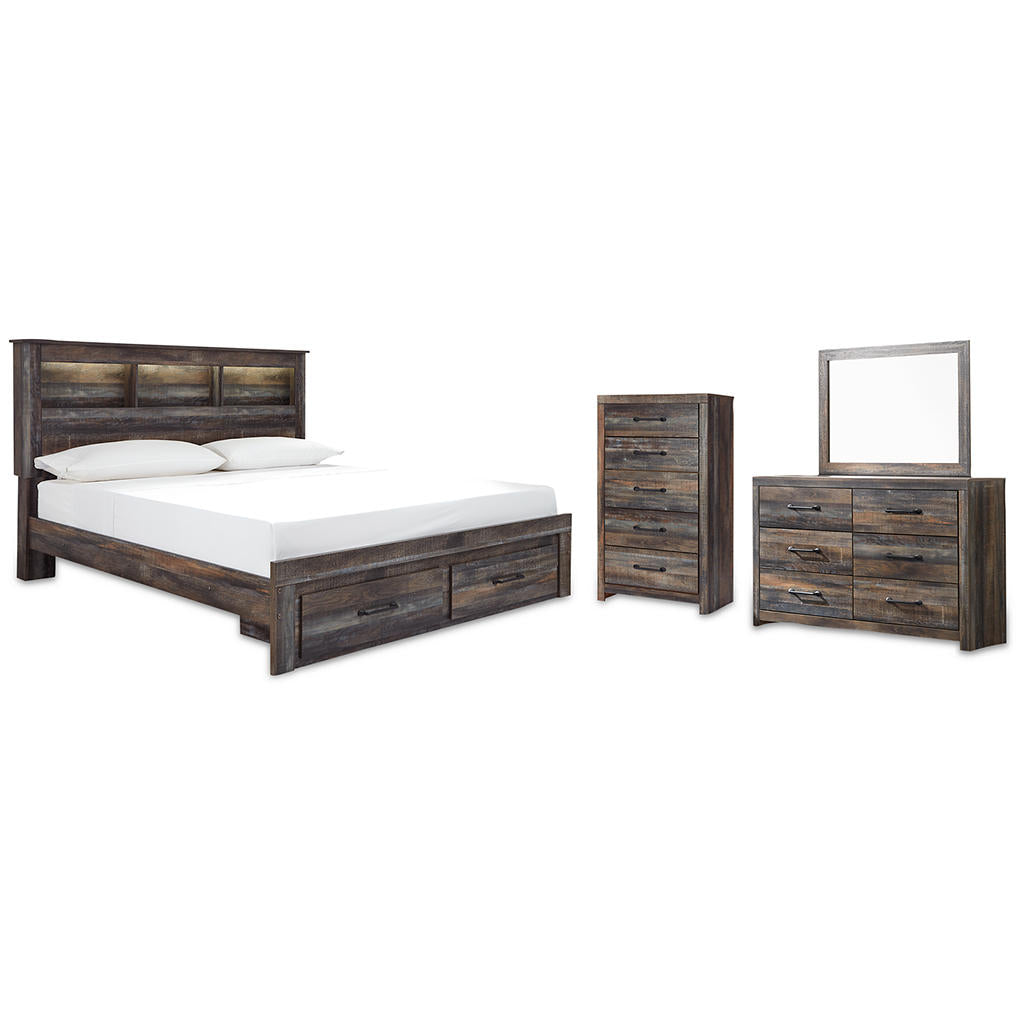 Drystan King Storage Bed, Dresser, Mirror and Chest Signature Design by Ashley® Uncategorized