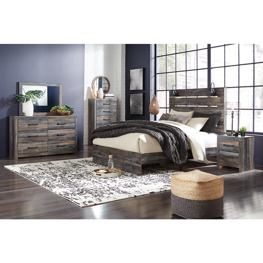 Drystan Queen Panel Bed, Dresser, Mirror, Chest and Nightstand Signature Design by Ashley® Uncategorized