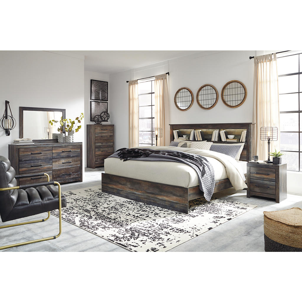 Drystan King Bookcase Bed Signature Design by Ashley® Bedroom