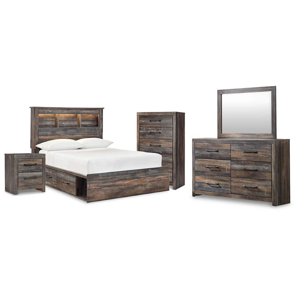 Drystan Full Bookcase Bed, Dresser, Mirror, Chest and Nightstand Signature Design by Ashley® Uncategorized