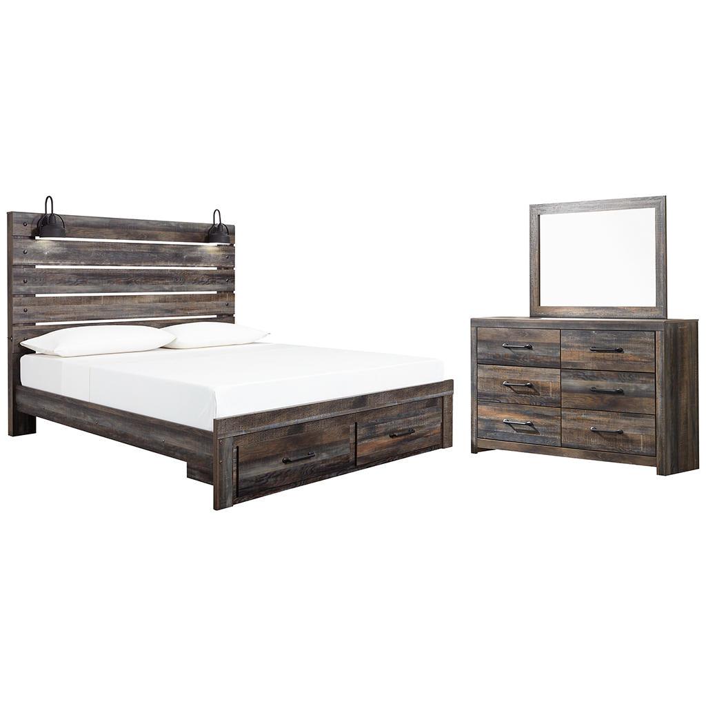 Drystan King Panel Storage Bed, Dresser, Mirror (B58) Signature Design by Ashley® Uncategorized