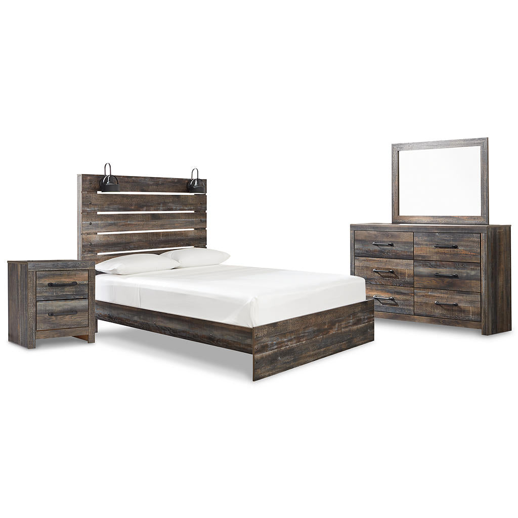 Drystan Queen Panel Bed, Dresser, Mirror and Nightstand Signature Design by Ashley® Uncategorized