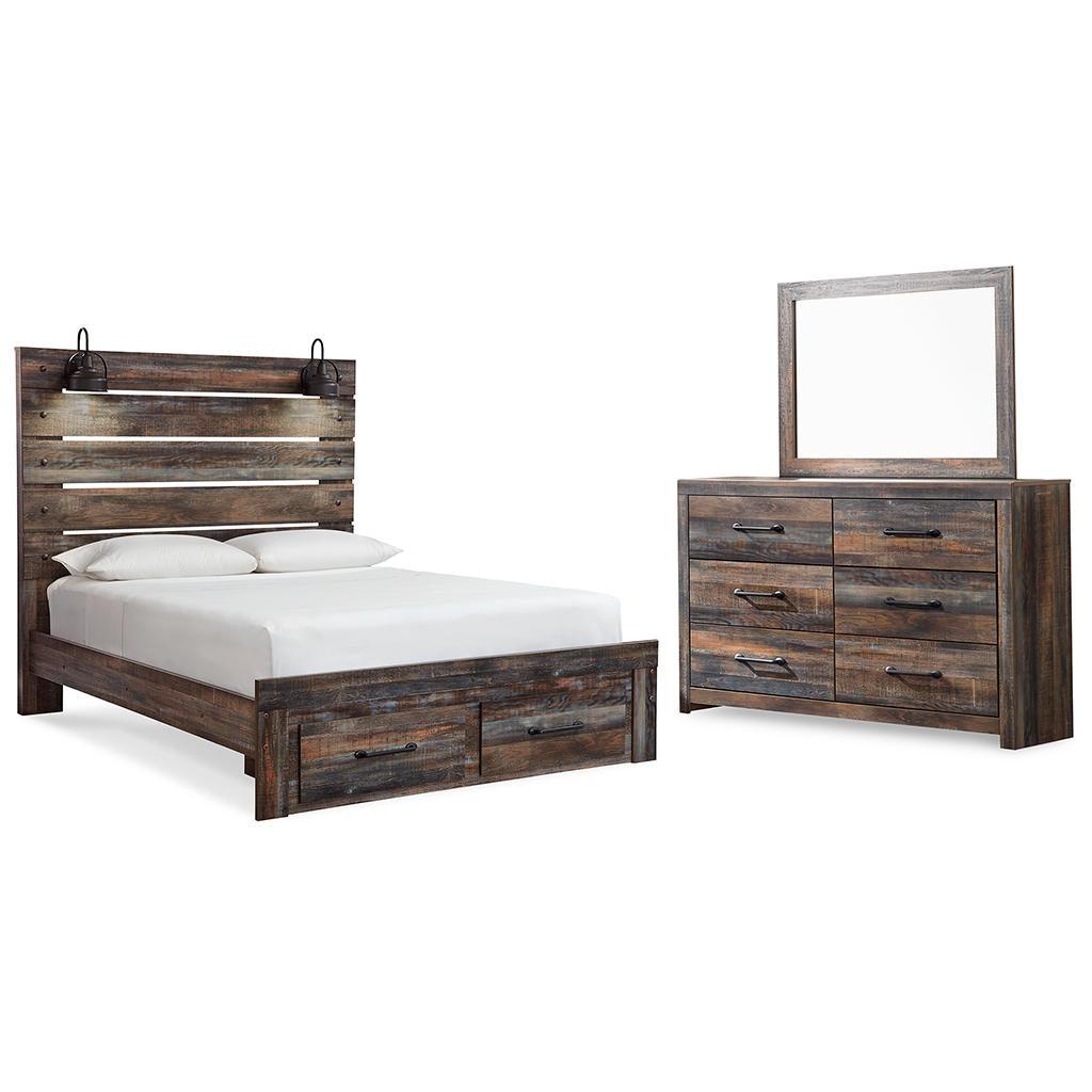 Drystan Queen Panel Storage Bed, Dresser, Mirror (B63) Signature Design by Ashley® Uncategorized