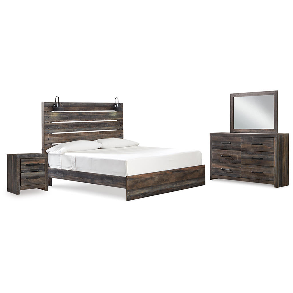 Drystan King Panel Bed, Dresser, Mirror, and Nightstand Signature Design by Ashley® Uncategorized