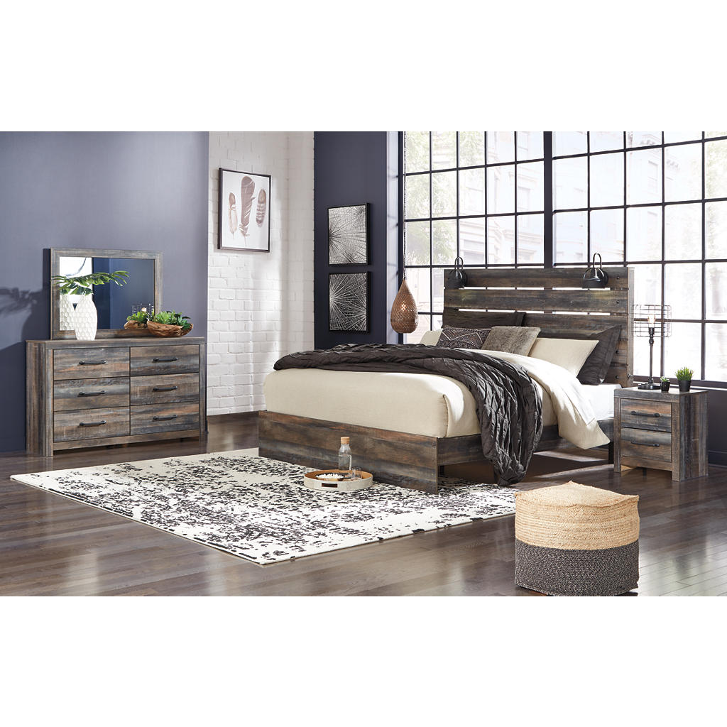 Drystan King Panel Bed, Dresser, Mirror, and Nightstand Signature Design by Ashley® Uncategorized