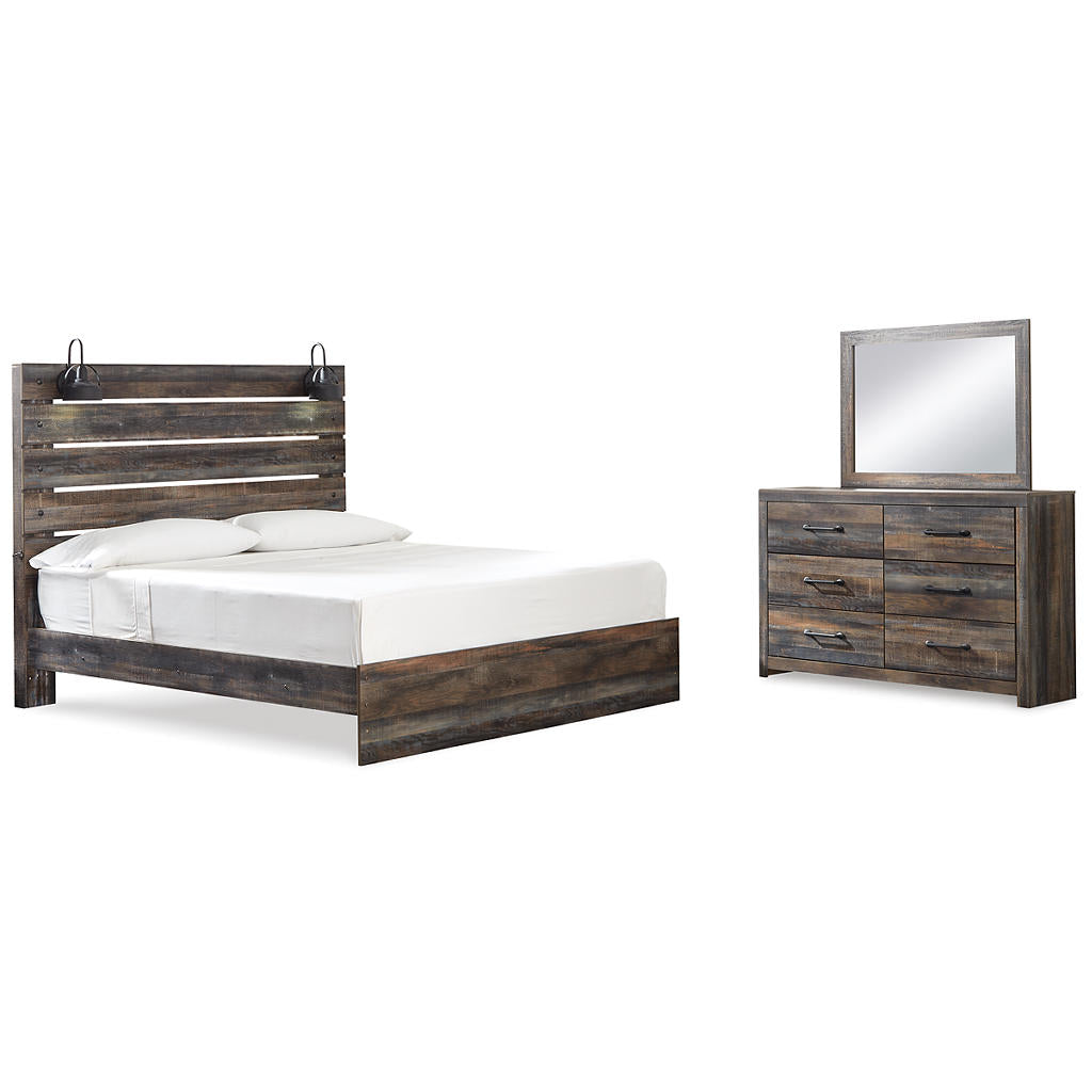 Drystan King Panel Bed, Dresser and Mirror Signature Design by Ashley® Uncategorized