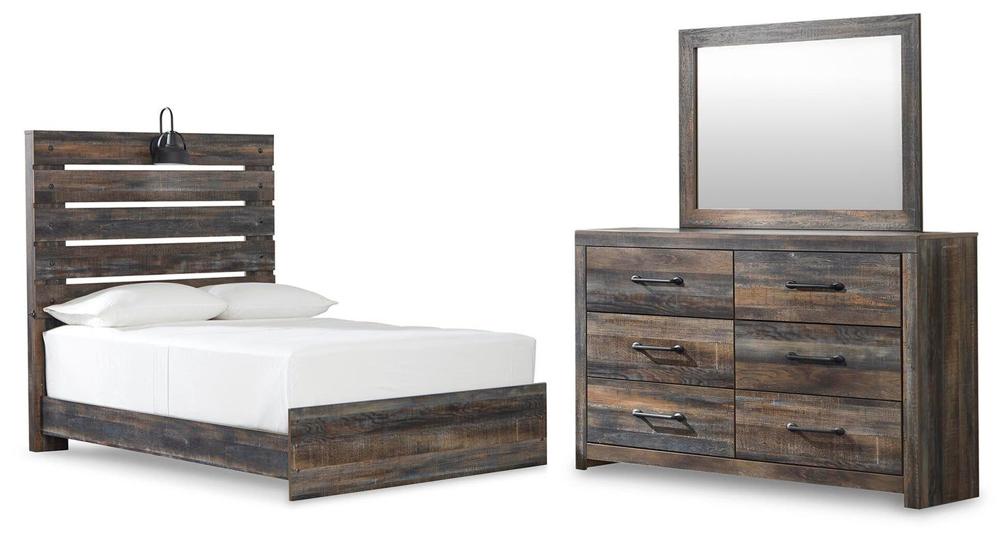 Drystan Full Panel Bed, Dresser and Mirror — 3-Piece Set Signature Design by Ashley® Bedroom