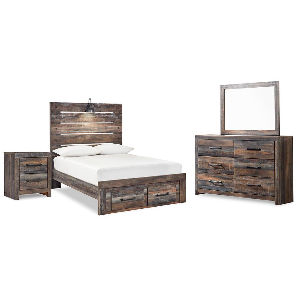 Drystan Full Panel Storage Bed, Dresser, Mirror, NS (B72) Signature Design by Ashley® Uncategorized