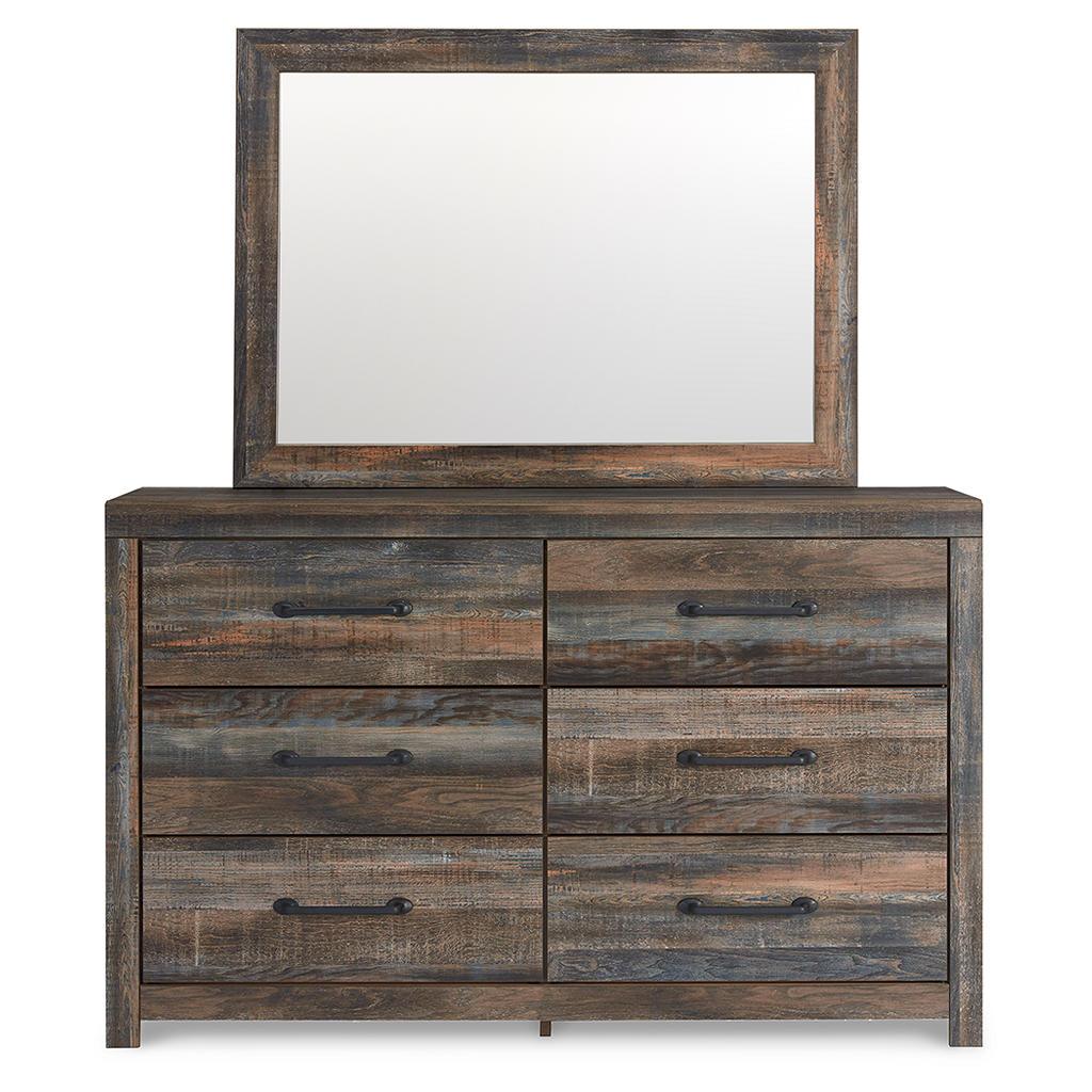 Drystan Dresser and Mirror — Rustic Multi Signature Design by Ashley® Bedroom