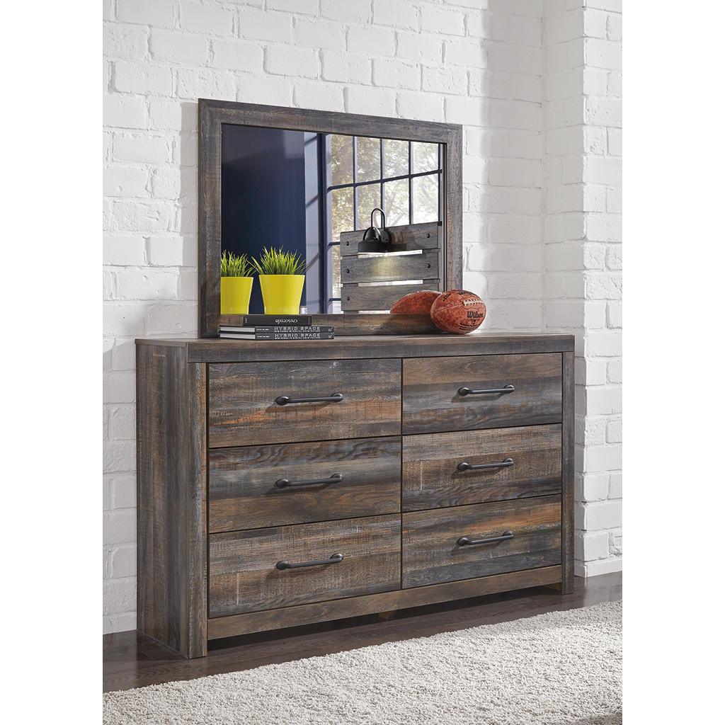 Drystan Queen Bed w/ Storage, Dresser, Mirror (B65) Signature Design by Ashley® Uncategorized
