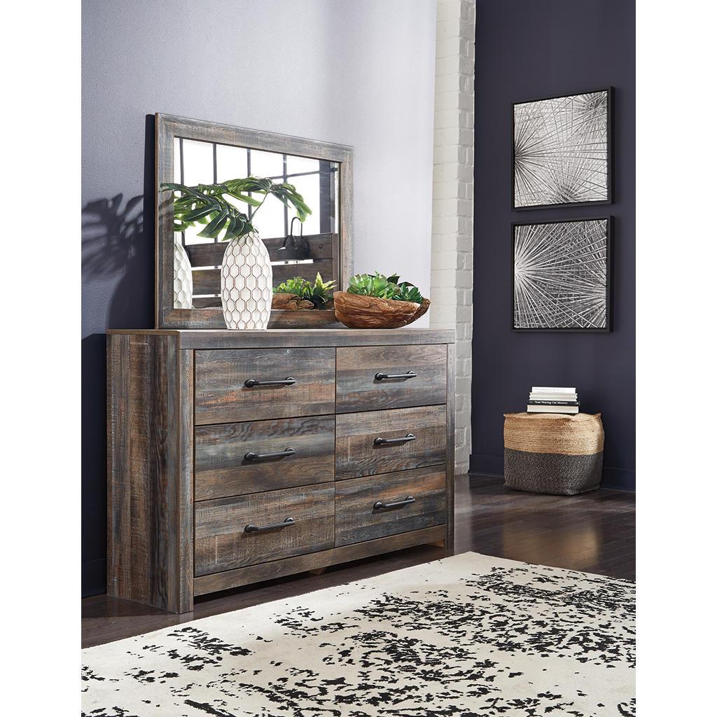 Drystan Dresser and Mirror — Rustic Multi Signature Design by Ashley® Bedroom