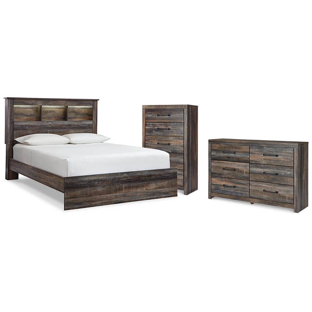 Drystan Queen Bookcase Bed, Dresser and Chest Signature Design by Ashley® Uncategorized