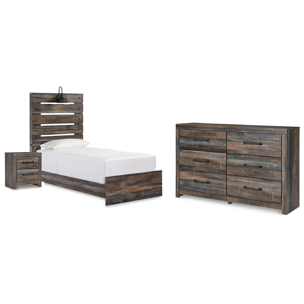 Drystan Twin Panel Bed with Storage, Dresser and Nightstand Signature Design by Ashley® Uncategorized