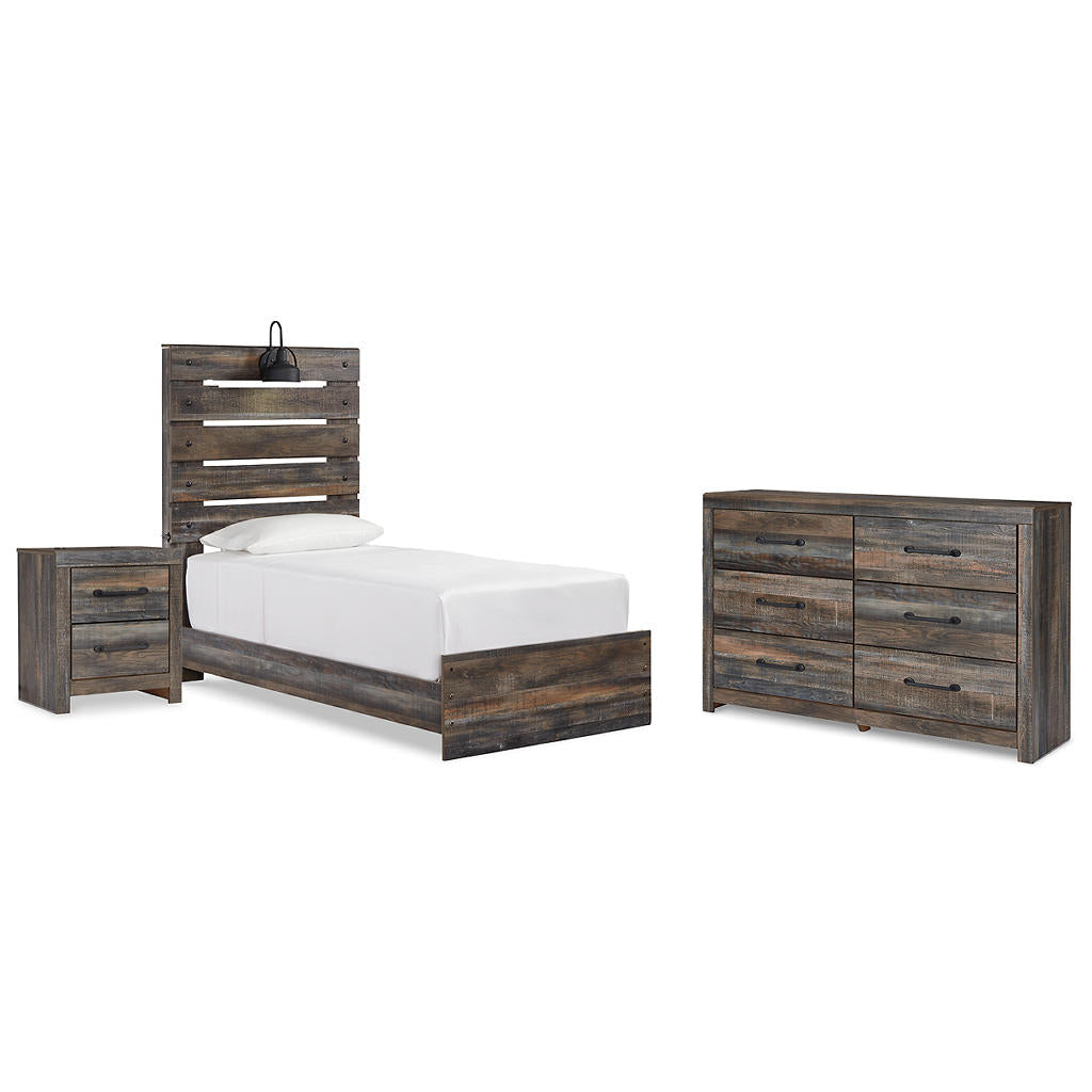 Drystan Twin Panel Bed, Dresser and Nightstand Signature Design by Ashley® Uncategorized