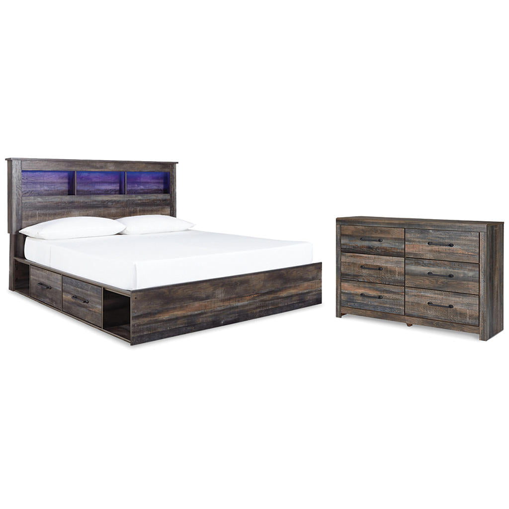 Drystan King Bookcase Storage Bed and Dresser Signature Design by Ashley® Uncategorized