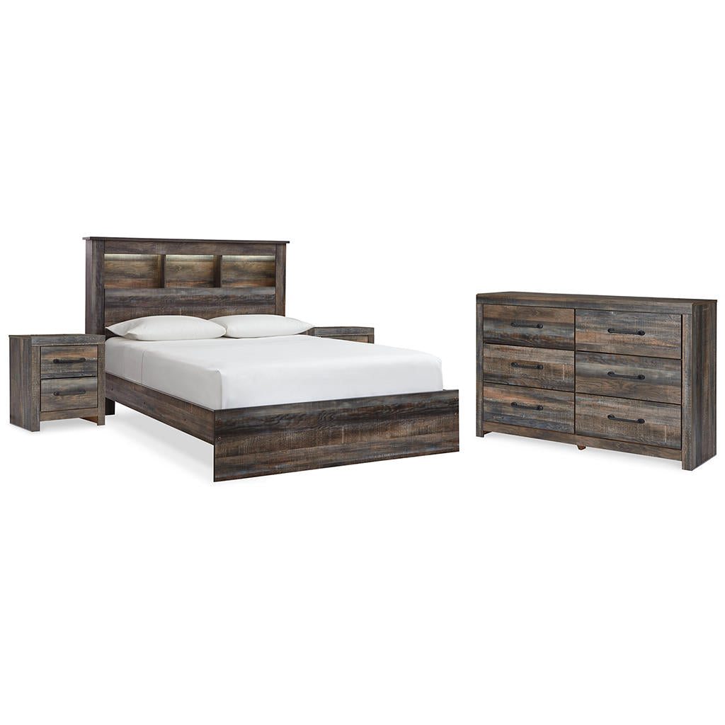 Drystan Queen Bookcase Bed, Dresser and 2 Nightstands Signature Design by Ashley® Uncategorized