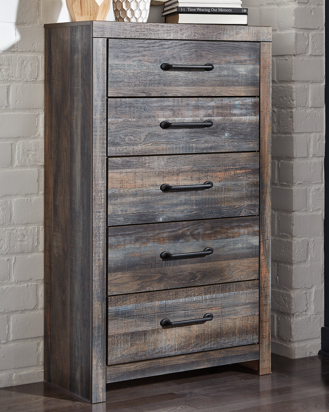 Drystan Full Bookcase Storage Bed and Chest