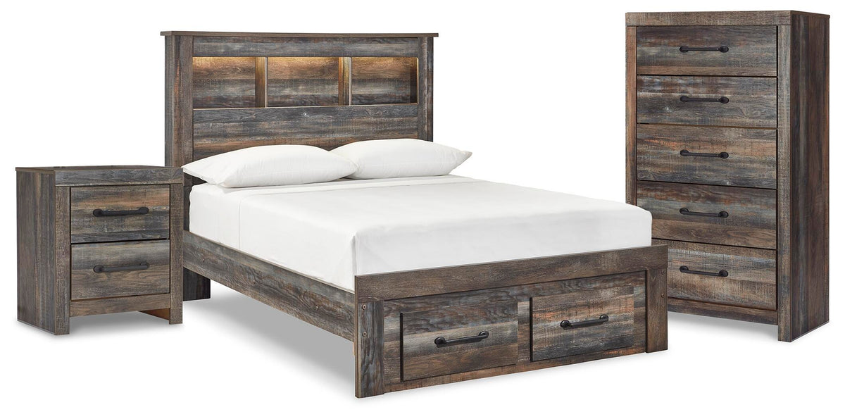 Drystan Full Bookcase Storage Bed, Chest and Nightstand — 3-Piece Signature Design by Ashley® Bedroom