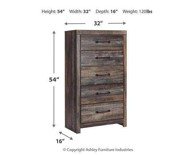 Drystan Full Bookcase Storage Bed and Chest