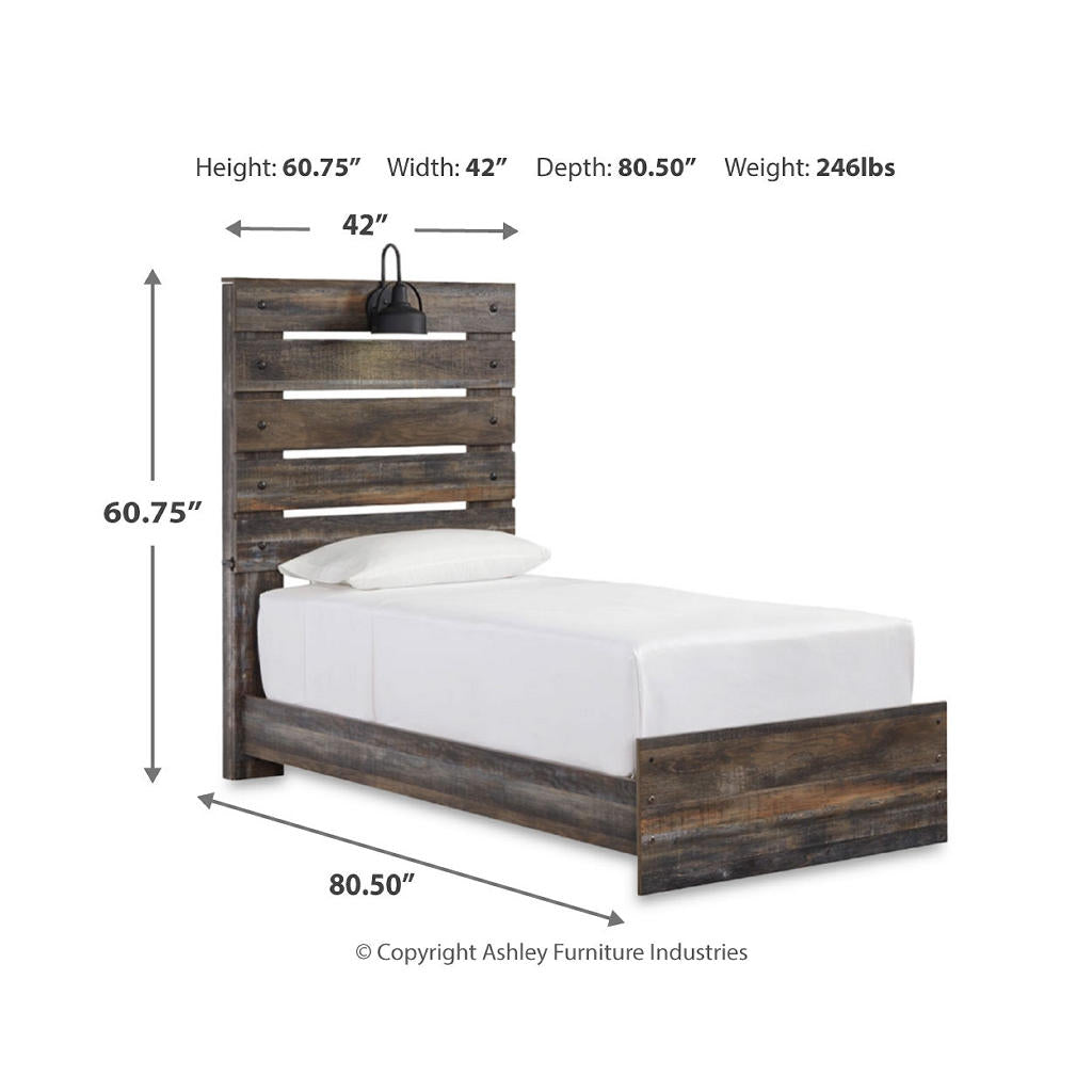 Drystan Twin Panel Bed with Storage, Dresser and Nightstand Signature Design by Ashley® Uncategorized