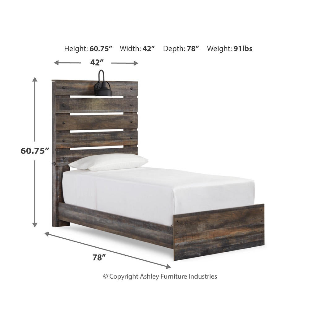 Drystan Twin Panel Bed, Dresser and Mirror Signature Design by Ashley® Uncategorized