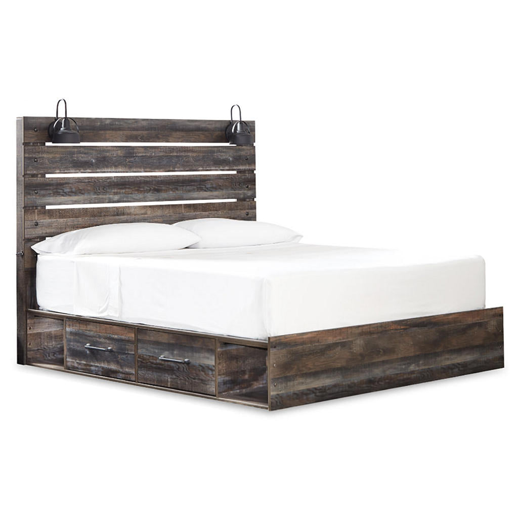 Drystan King Panel Bed, Dresser, Mirror and 2 Nightstands Signature Design by Ashley® Uncategorized