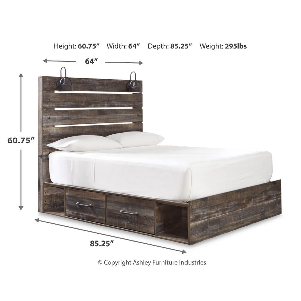 Drystan Queen Panel Bed with 4 Storage Drawers Signature Design by Ashley® Bedroom