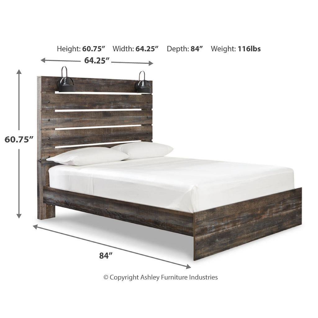 Drystan Queen Panel Bed, Dresser, Mirror, Chest and Nightstand Signature Design by Ashley® Uncategorized