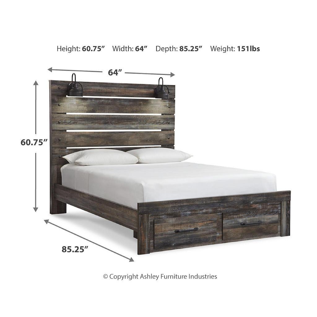 Drystan Queen Panel Storage Bed, Dresser, Mirror (B63) Signature Design by Ashley® Uncategorized