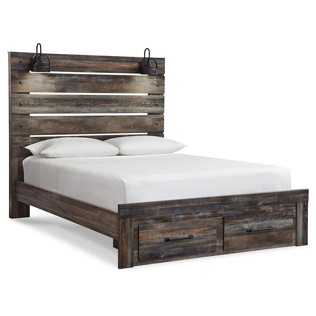 Drystan Queen Panel Storage Bed, Dresser, Mirror and Nightstand Signature Design by Ashley® Uncategorized