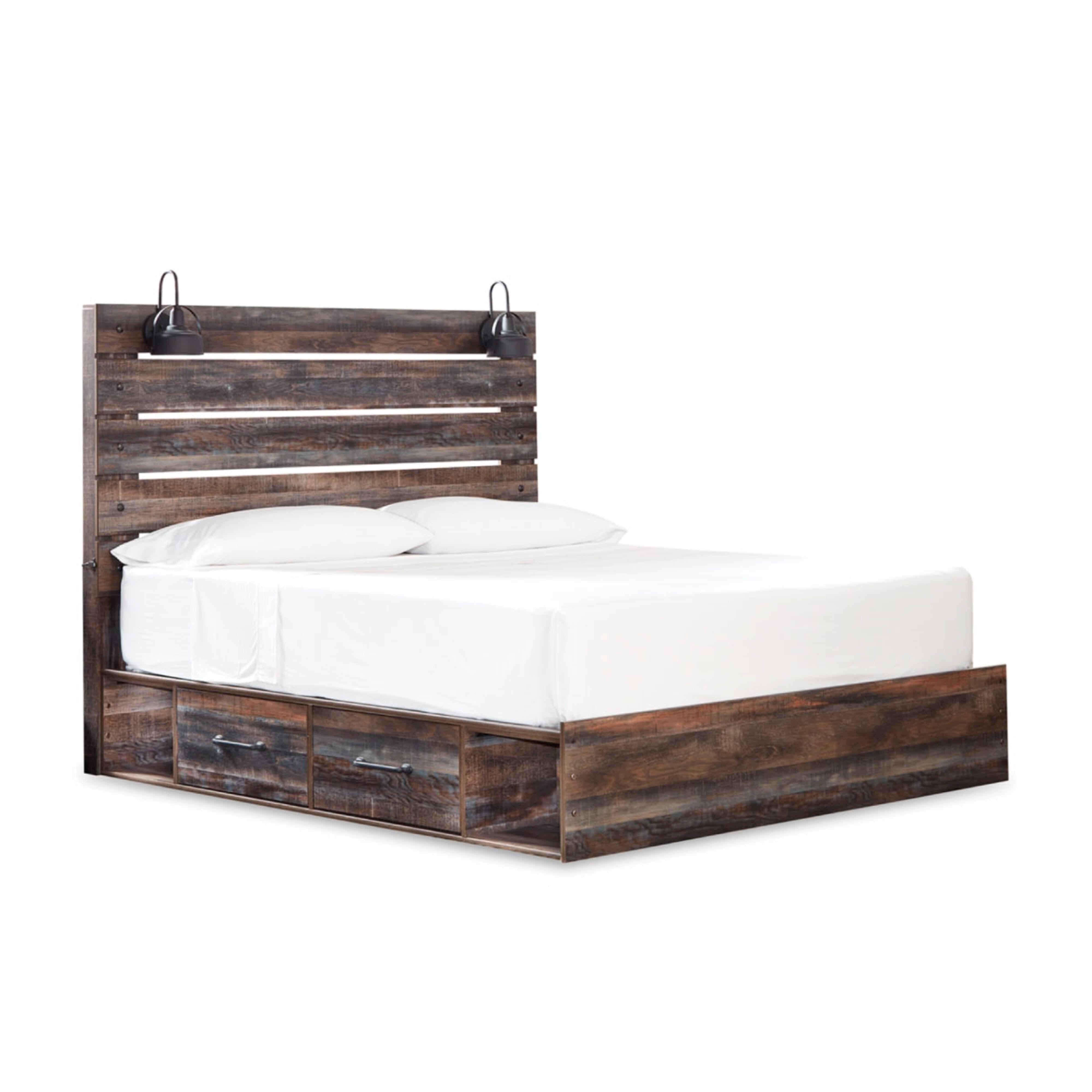 Drystan King Storage Bed 7-Piece Set — Side Storage, 2 Nightstands