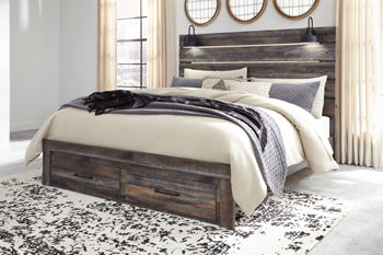 Drystan King Panel Bed with 2 Storage Drawers Signature Design by Ashley® Bedroom