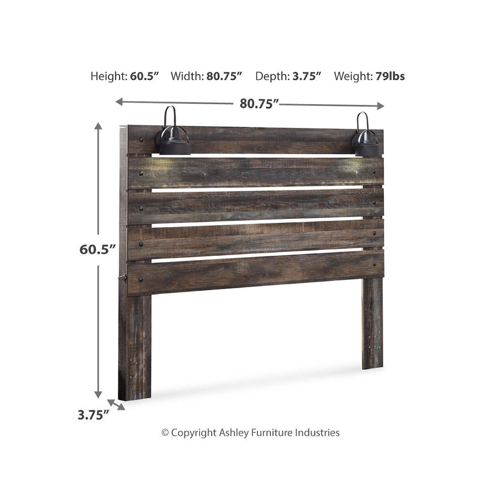 Drystan King Panel Headboard with Metal Frame, Dresser, Mirror, and Nightstand Signature Design by Ashley® Uncategorized