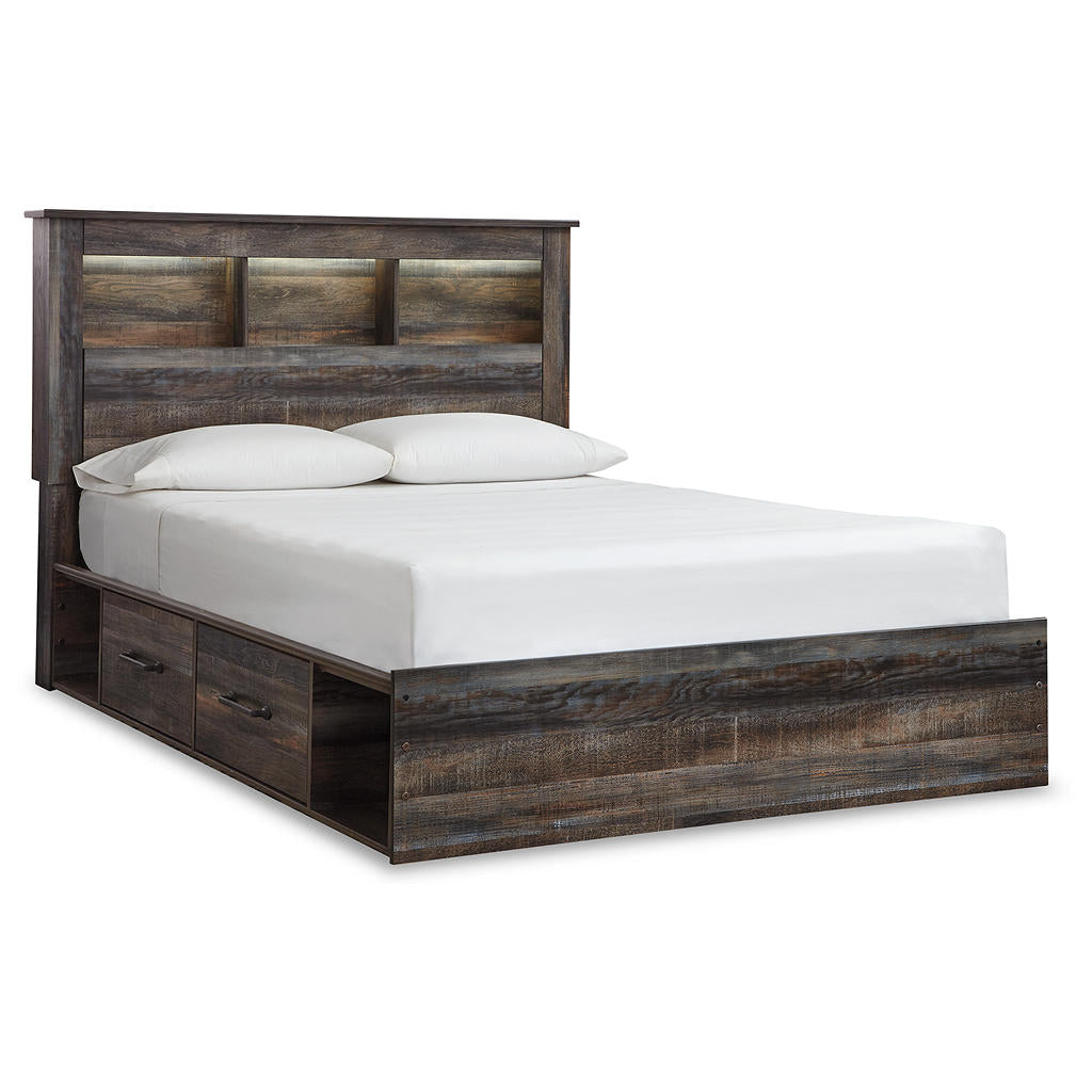 Drystan Queen Bookcase Storage Bed, Dresser, Mirror and 2 Nightstands Signature Design by Ashley® Uncategorized