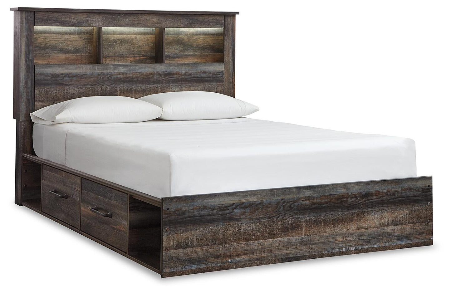 Drystan Queen Bookcase Bed with Storage, Dresser and Nightstand Signature Design by Ashley® Bedroom
