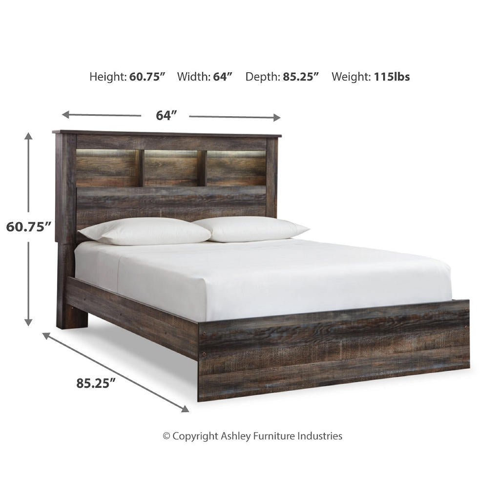Drystan Queen Bookcase Bed Signature Design by Ashley® Bedroom