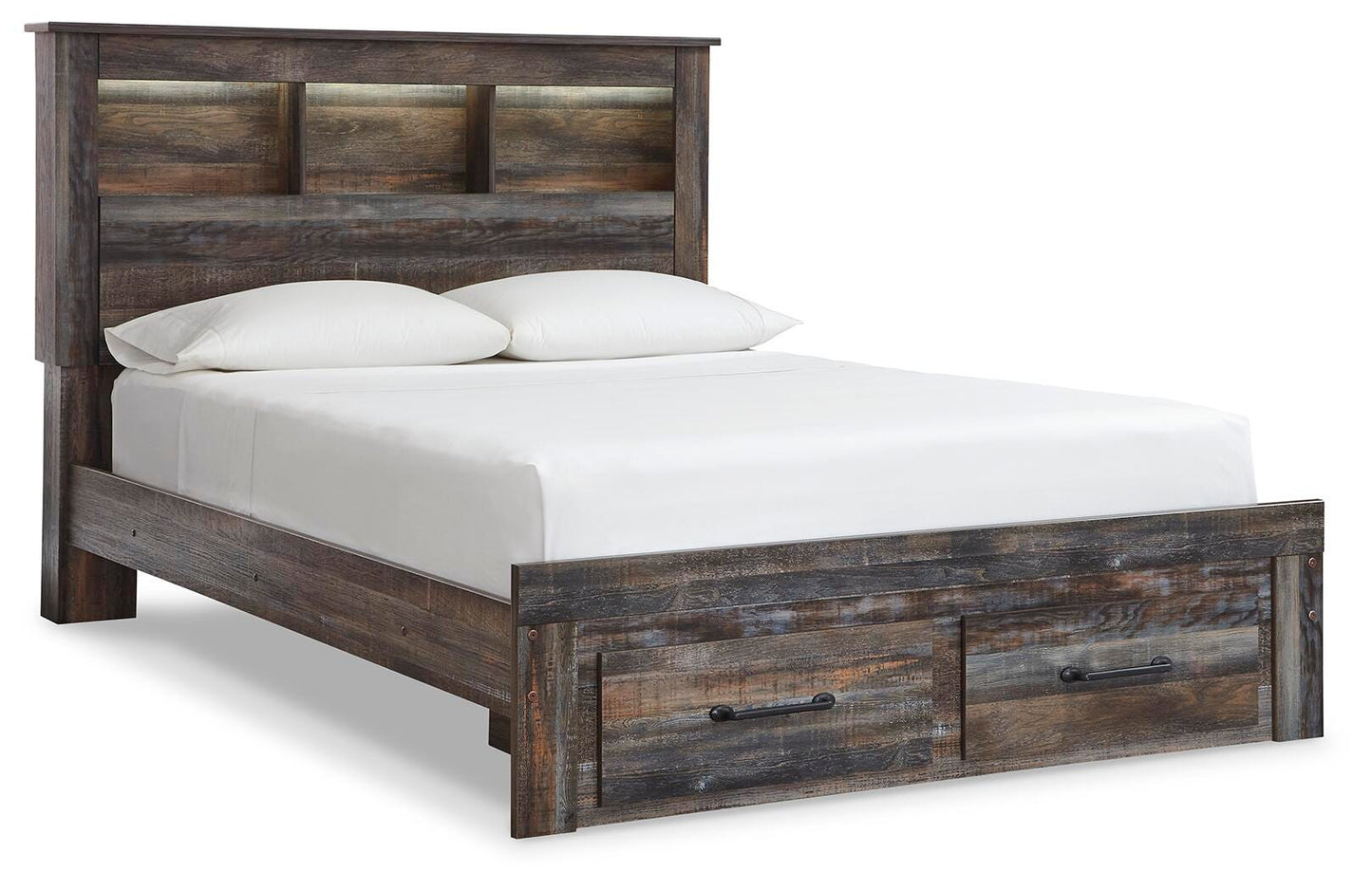 Drystan Queen Bookcase Storage Bed, Dresser and Mirror — 3-Piece Signature Design by Ashley® Bedroom