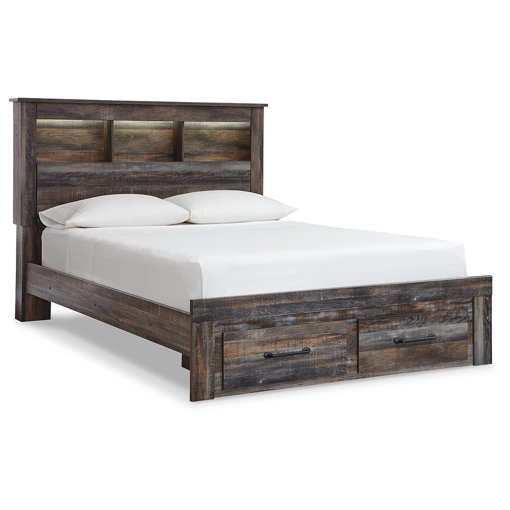 Drystan Queen Bookcase Storage Bed, Dresser, Mirror, Chest and 2 Nightstands Signature Design by Ashley® Uncategorized