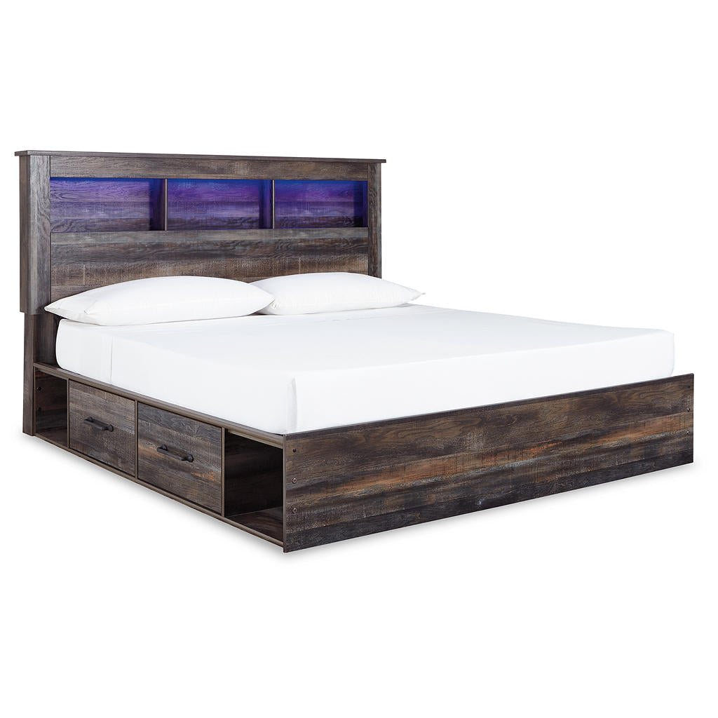 Drystan King Bookcase Storage Bed, Dresser, Mirror, Chest and 2 Nightstands Signature Design by Ashley® Uncategorized