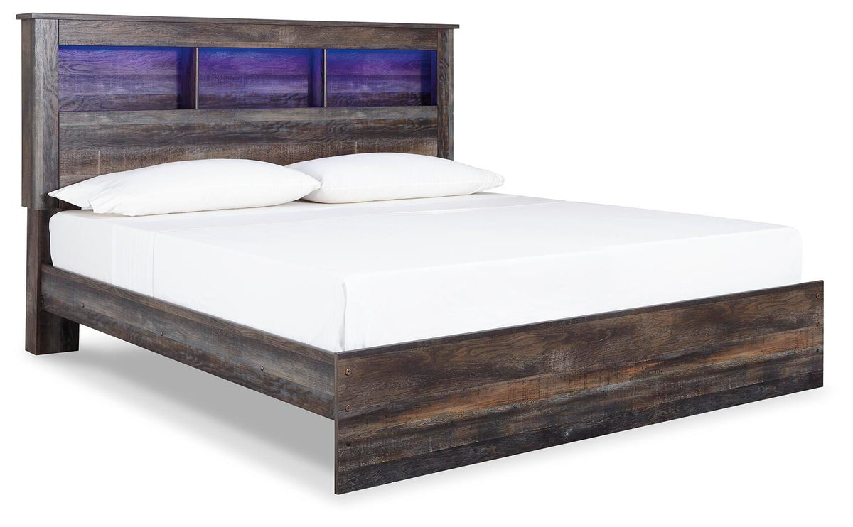 Drystan King Bookcase Panel Bed and Chest — 2-Piece Set Signature Design by Ashley® Bedroom