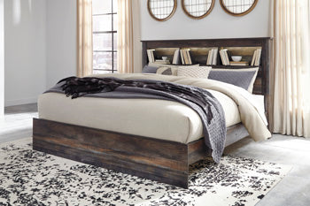 Drystan King/California King Bookcase Headboard Signature Design by Ashley® Bedroom