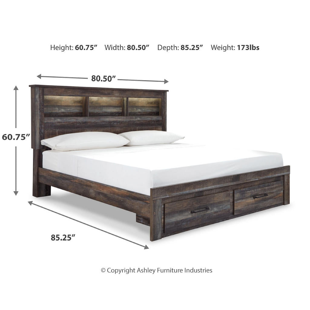 Drystan King Bookcase Storage Bed, Dresser, Mirror, Chest and Nightstand Signature Design by Ashley® Uncategorized