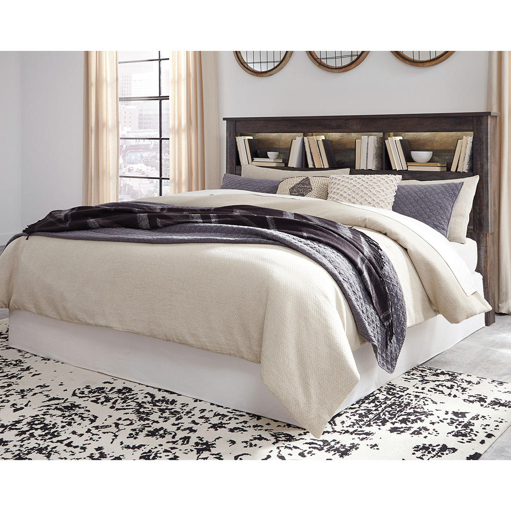 Drystan King/California King Bookcase Headboard Signature Design by Ashley® Bedroom