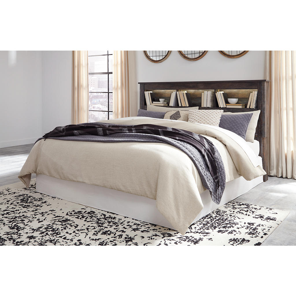 Drystan King/California King Bookcase Headboard Signature Design by Ashley® Bedroom